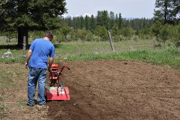 Preparation for planting lawn