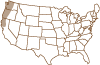 North west USA map for seeds